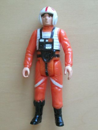 Vintage Star Wars Luke Skywalker X - Wing Pilot Near 1980 Kenner Esb