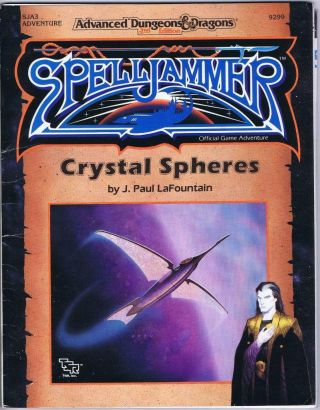 Sja3 Crystal Spheres (spelljammer Ad&d Adventure Module 9299 Tsr)