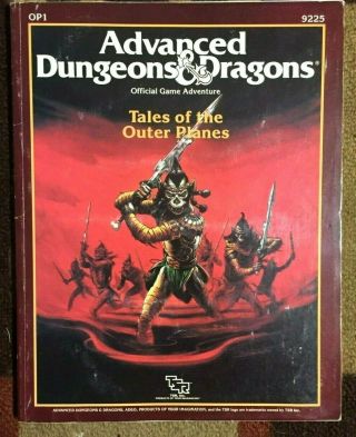 Advanced Dungeons & Dragons Tales Of The Outer Planes Book