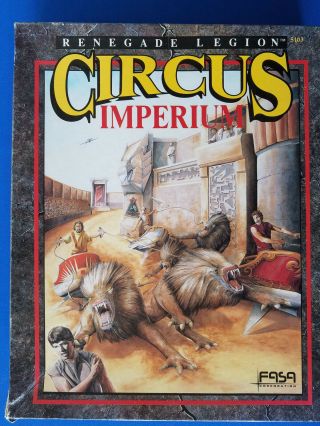 1988 Fasa Renegade Legion Circus Imperium Chariot Board Game Dd5