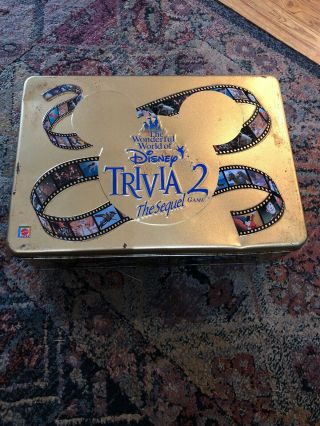 The Wonderful World Of Disney Trivia 2 The Sequel Game Collectible Tin Complete