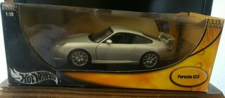 2003 Mattel Hot Wheels - Gold Edition Silver Porsche Gt3 1:18 - Metal Collector