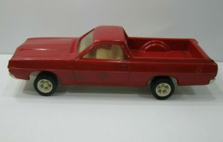 Vintage Tonka Toy Red Ford Ranchero / Chevy El Camino For Car Hauler