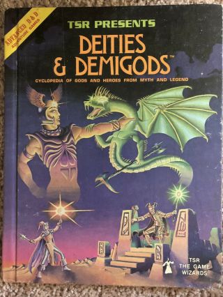 Dungeons And Dragons Deities And Demigods Hardcover 1980 (144 Pages)