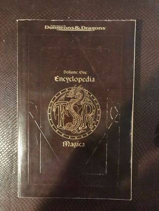 Advanced Dungeons & Dragons: Encyclopedia Magica Vol.  1 (softcover,  1994)