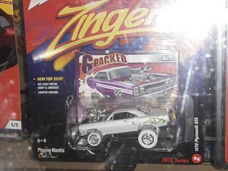 Johnny Lightning White Lightning 1970 Plymouth Gtx Card Seperated Car Is Perfect