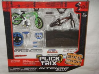 Flick Trix Finger Bike Intense Bmx Bike Shop Box Set Spin