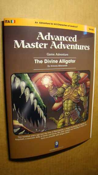 Module - Divine Alligator Nm/mt 9.  8 Dungeons Dragons - Advanced Old School