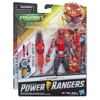 Power Rangers Red Ranger Beast Morphers Basic 6 " Action Figure Nib