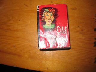 Vtg 1950s Whitman Old Maid Card Game Complete Set Miniature Peter Pan