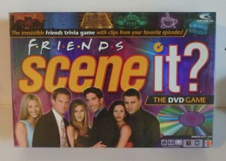 Friends Scene It Dvd Trivia Game With Real Tv Show Clips Complete Set - Ln