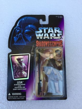 Star Wars Shadows Of The Empire Leia In Boushh Disguise - Purple Card