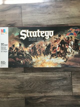 Vintage Stratego Board Game 1986 The Classic Game Ofbattlefield Strategy Complet