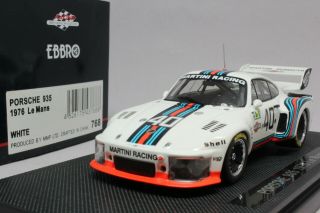 9587 Ebbro 1/43 Porsche 935 Gr.  5 Martini 40 1976 Le Mans Near -,  Tracking