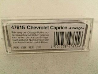 Chicago City Police Chevy Caprice Busch 47615 HO Scale Vehicle 4