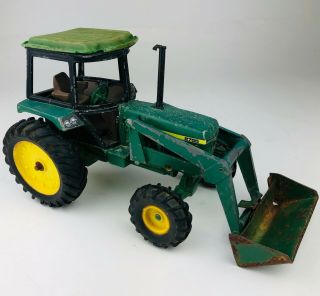 John Deere 2755 Tractor Front End Loader Vintage Diecast Toy