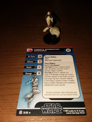 Star Wars Miniatures Force Unleashed 25/60 Vader 