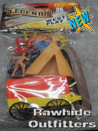 Cowboys & Indians Legends Of The West Western Play Set 25 Piece