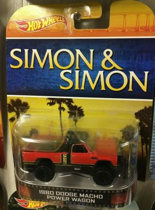 Hot Wheels Retro Entertainment Simon & Simon 1980 Dodge Macho Power Wagon