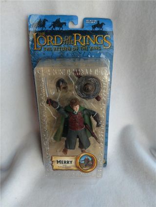 2004 Toy Biz Lord Of The Rings Merry W Rohan Armor Return Of The King