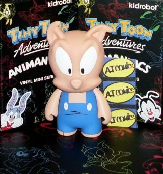 Hamton J Pig - Tiny Toon Adventures Animaniacs Kidrobot Vinyl Mini