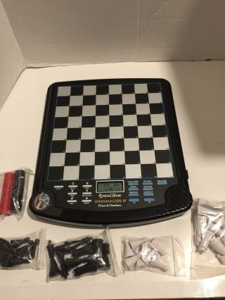 Excalibur King Master Iii Electronic Chess And Checkers