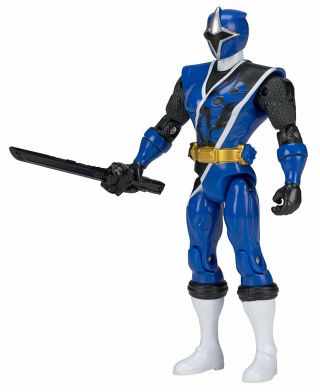 2016 Bandai Power Rangers Ninja Steel Blue Ranger 5 " Action Figure
