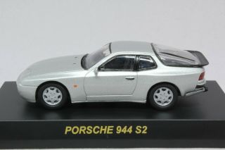 9458 Kyosho 1/64 Porsche 944 S2 Silver Porsche Vol.  2 No - Box Tracking Number