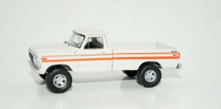 Custom Lifted 1979 Ford F250 Pickup Truck 4x4 1/64 Scale Dcp Diecast Greenlight