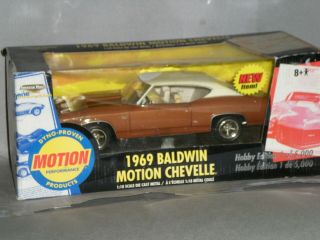 1/18th 1969 Baldwin Motion Chevelle (bad Paint Job/damaged Box)