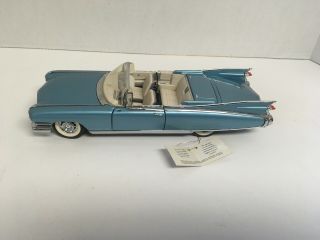 1:24 Franklin 1959 Cadillac Eldorado Biarritz Convertible In Blue B11s065