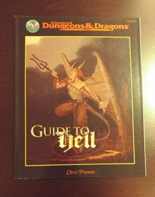 Ad&d 11431 - Guide To Hell - Dungeons And Dragons - Tsr Game