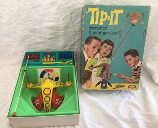 Vintage 1965 Ideal Toy Corp.  Tip - It Tip It Game