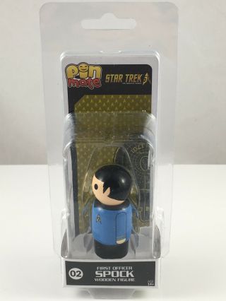 Pin Mate 02 First Officer Spock Star Trek Tos Wooden Figure Series