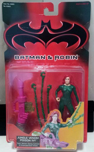 Vintage Kenner Toys 1997 Batman & Robin Jungle Venom Poison Action Figure - Nib