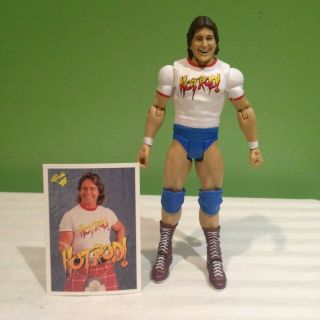 Wwe Wwf Rowdy Roddy Piper Mattel 7 " Wrestling Figure With Card