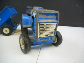 Vintage Ertl Ford Lawn Tractor w/ Trailer 1/16 Scale 6