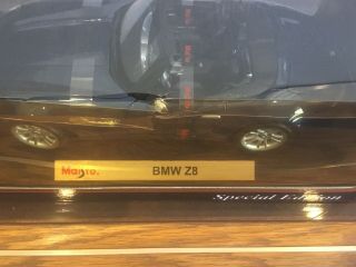 BMW Z8 BLUE 1:18 DIECAST MODEL CAR BY MAISTO 6