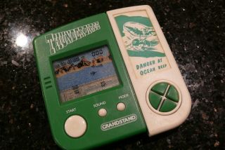 Grandstand Danger Ocean Vintage Electronic Handheld Video Game And Watch ✨rare✨