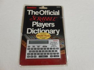 Franklin The Official Scrabble Players Dictionary