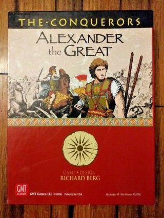 The Conquerors Alexander The Great - Tabletop Strategy Rpg Board Game Gmt