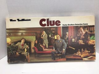 Vintage 1972 Parker Brothers Clue Board Game100 Complete