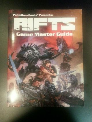 Rifts Game Master Guide Rpg Module - Palladium Books Role Playing