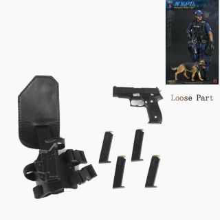 1/6 Soldierstory Ss101 Nypd Esu K - 9 Division Collectible Figure Pistol Model