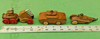 Vintage Rare Military Heavy / Metal Tank Set World War 1 Toy Soldier