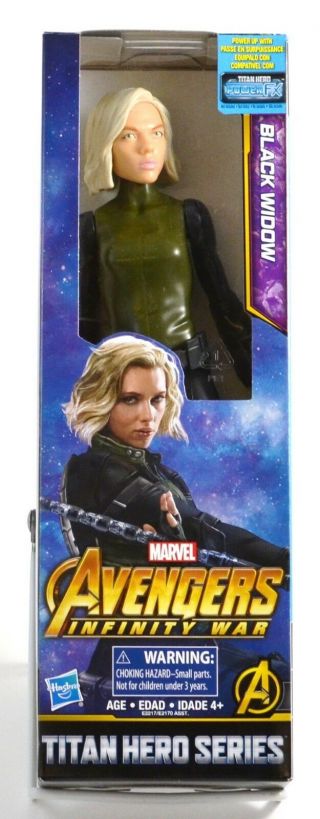 Marvel Avengers Infinity War Black Widow Figure Titan Hero Series 2018 Moc