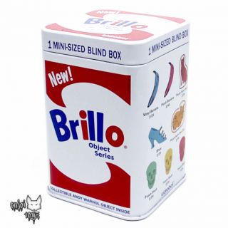 Andy Warhol Brillo Box Mini Series X Kidrobot - One (1) Blind Tin
