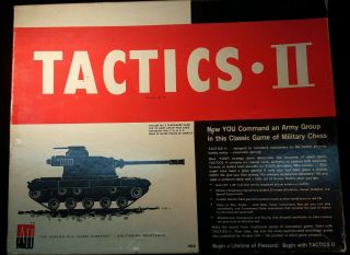 Vintage 1958 Tactics Ii 2 Army Group War Game Avalon Hill Military Board Game