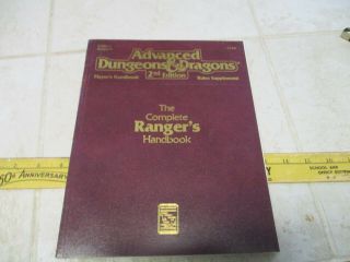Vtg Ad&d 2nd Ed Players Handbook Rangers Handbook Phbr11 2136 1993 Tsr Dragons