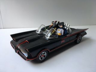 Funko Dc Heroes 1966 Batmobile Vehicle With Batman And Robin Action Figure Loose